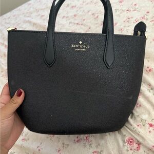 Kate Spade Glittery Black Satchel